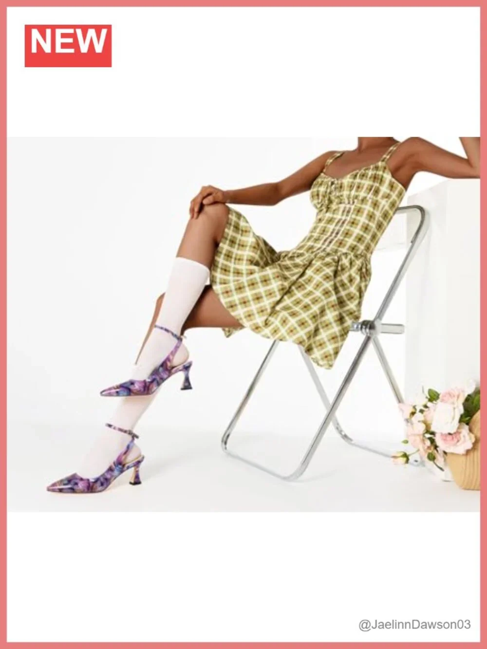 Women's Kitten Heel Slingback Pumps, Pointed Toe Ankle Strap Dress Shoes